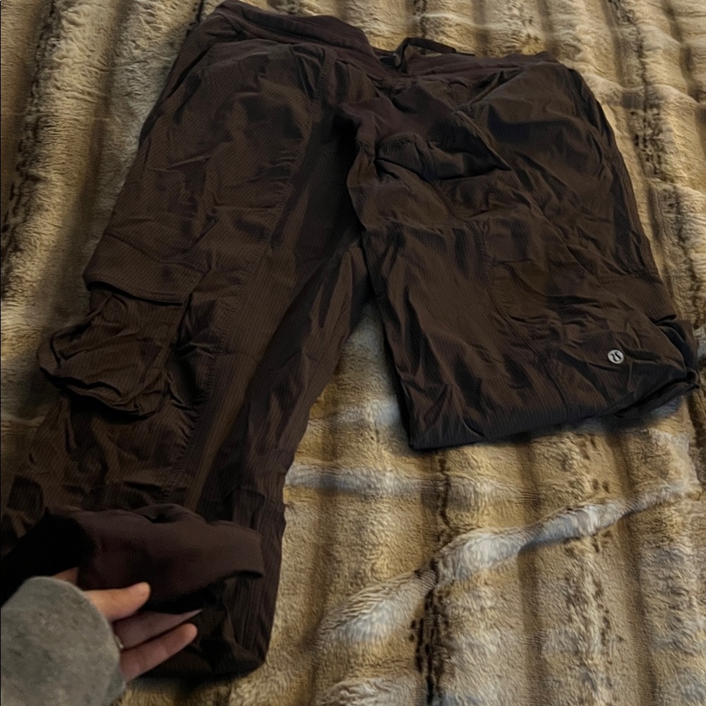 Brown lululemon dance studio mid rise pants